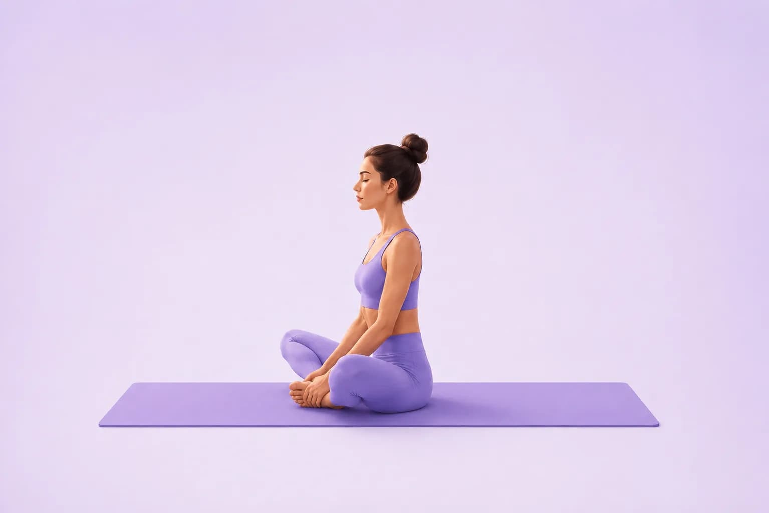 Bound Angle yoga pose