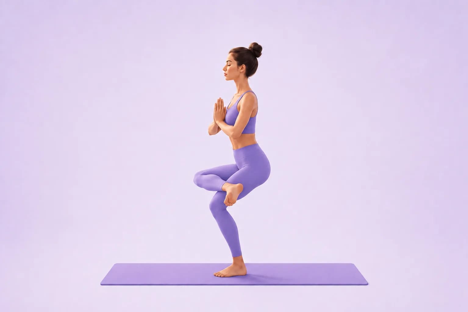 Figure Four yoga pose