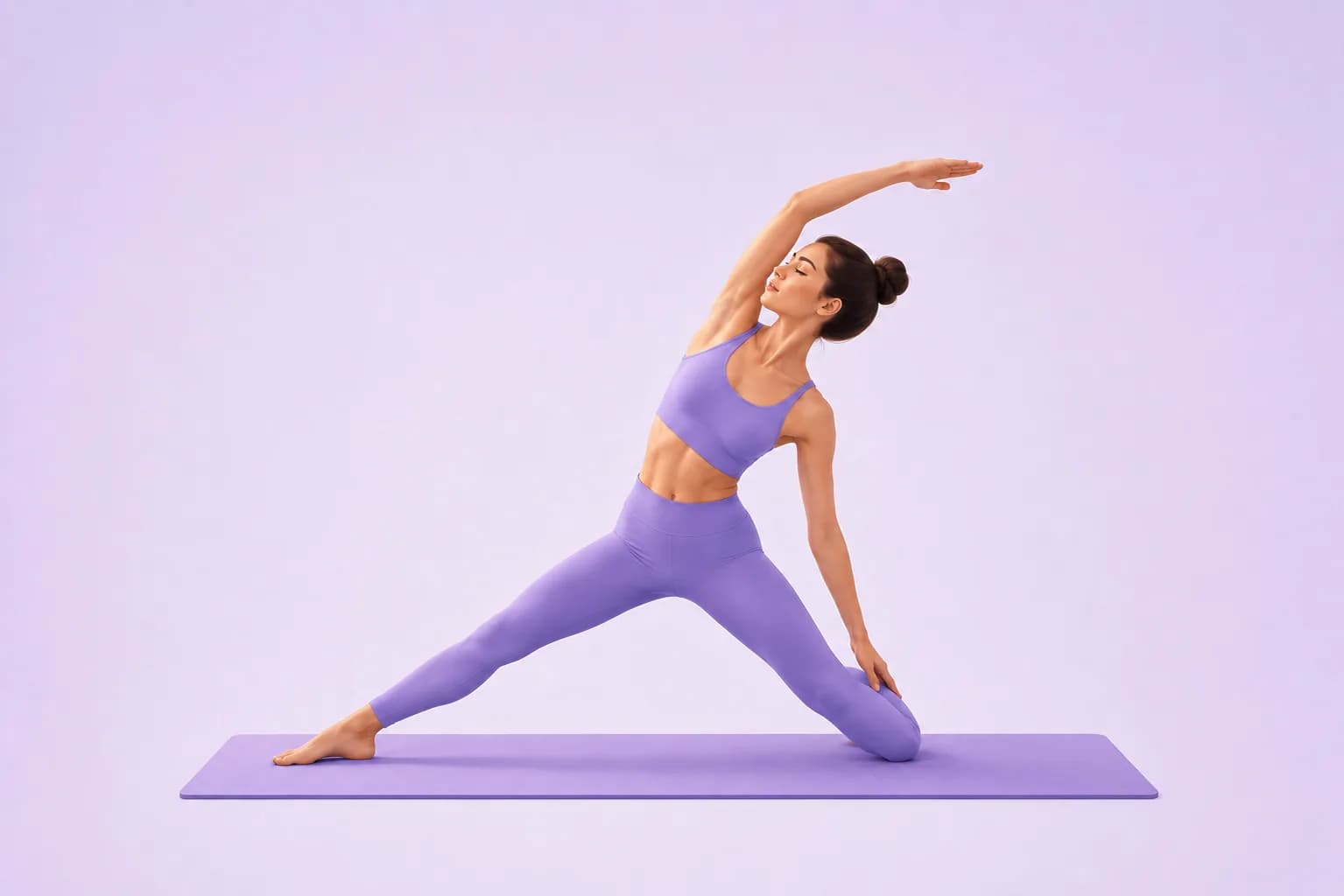 Gate yoga pose