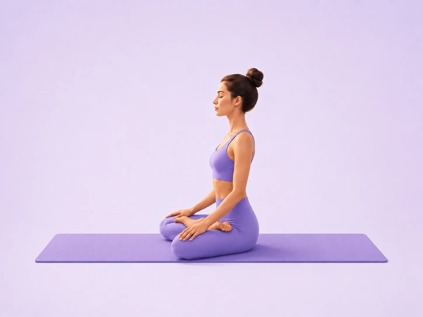 Lotus yoga pose