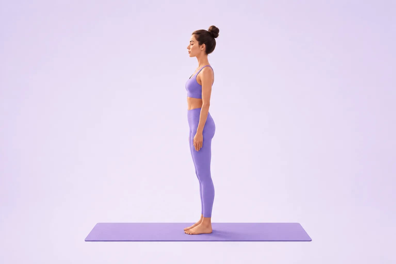 Mountain yoga pose