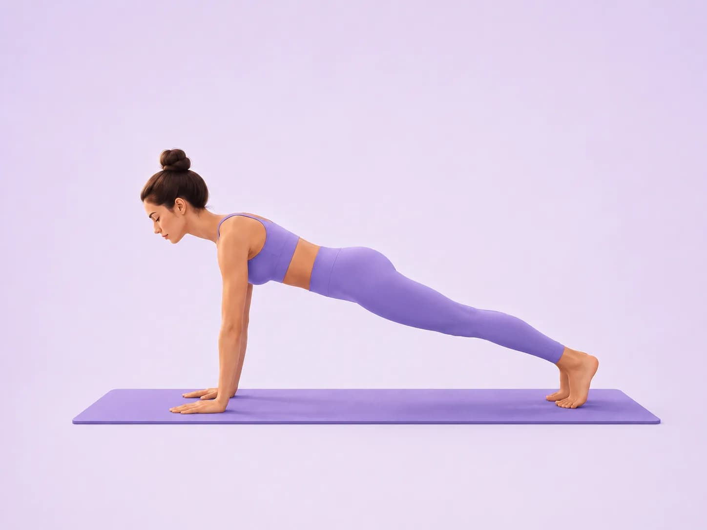 Plank yoga pose