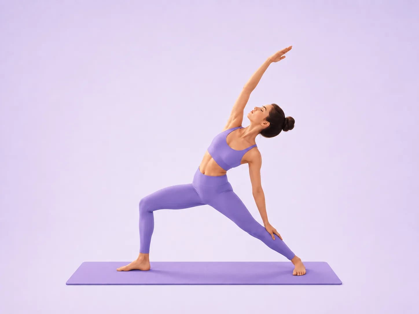 Reverse Warrior yoga pose