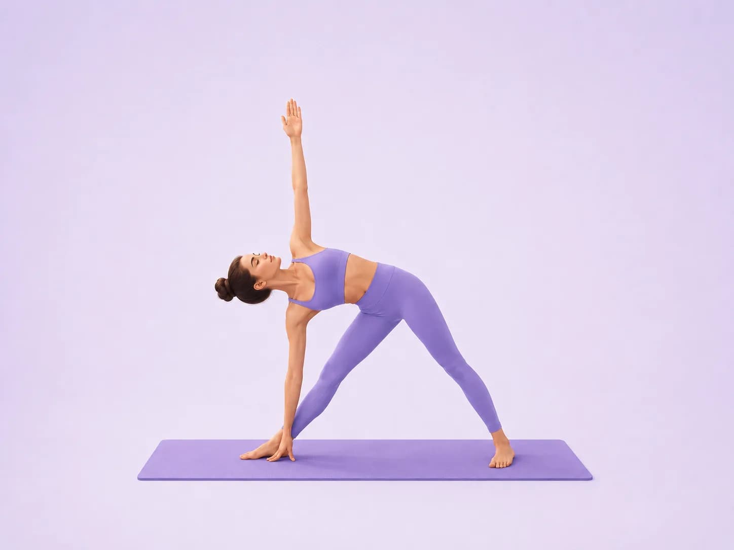 Revolved Triangle yoga pose