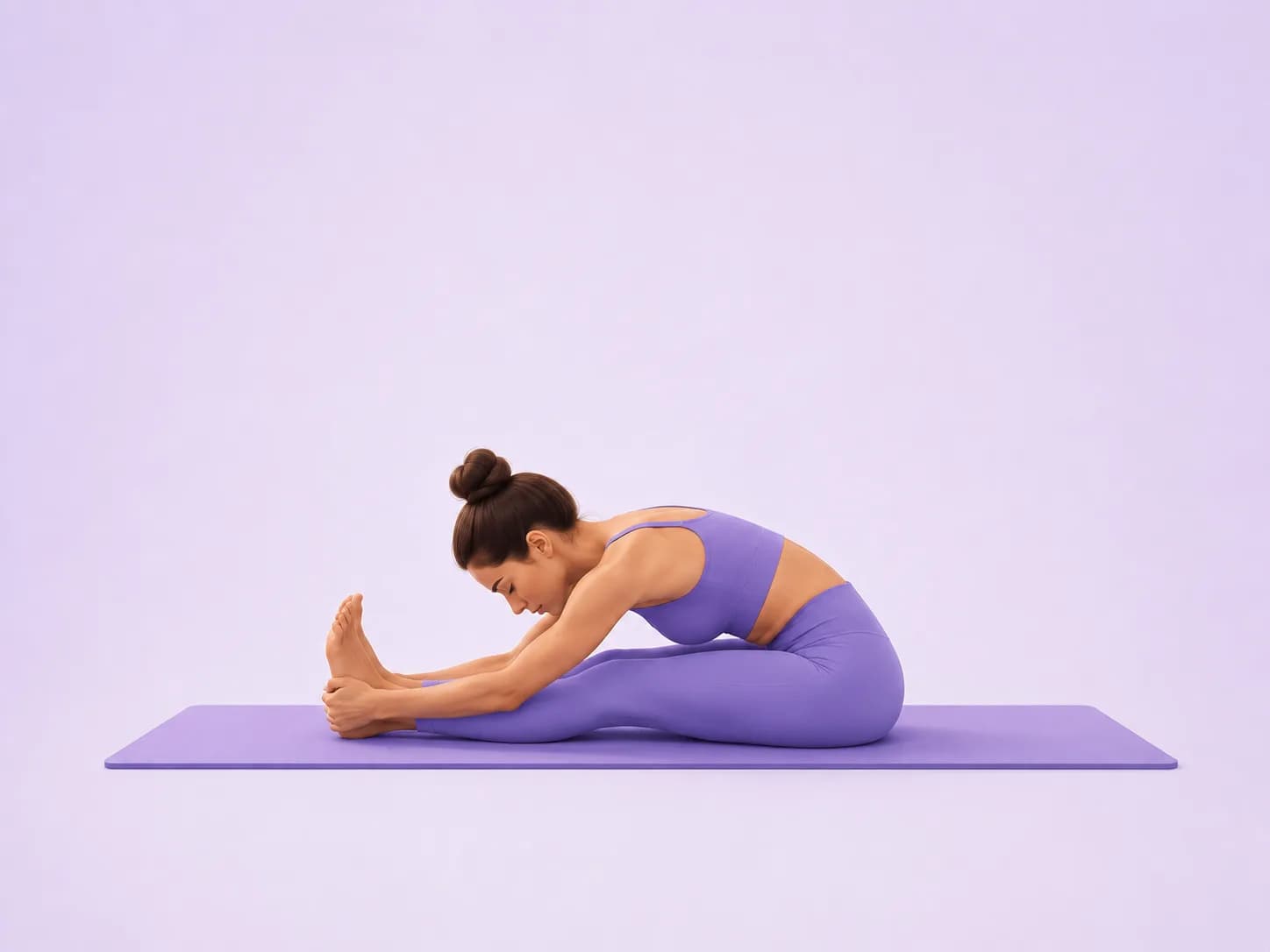 Seated Forward Bend I yoga pose