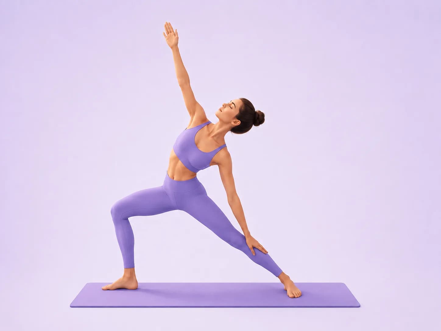 Side Angle yoga pose