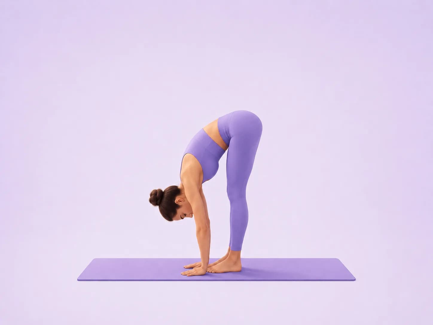 Standing Forward Bend yoga pose