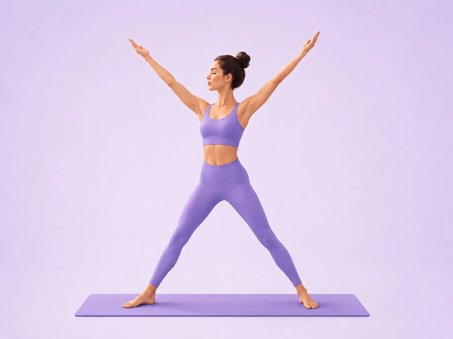 Star yoga pose