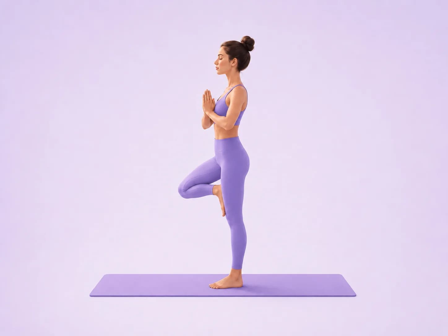 Tree yoga pose