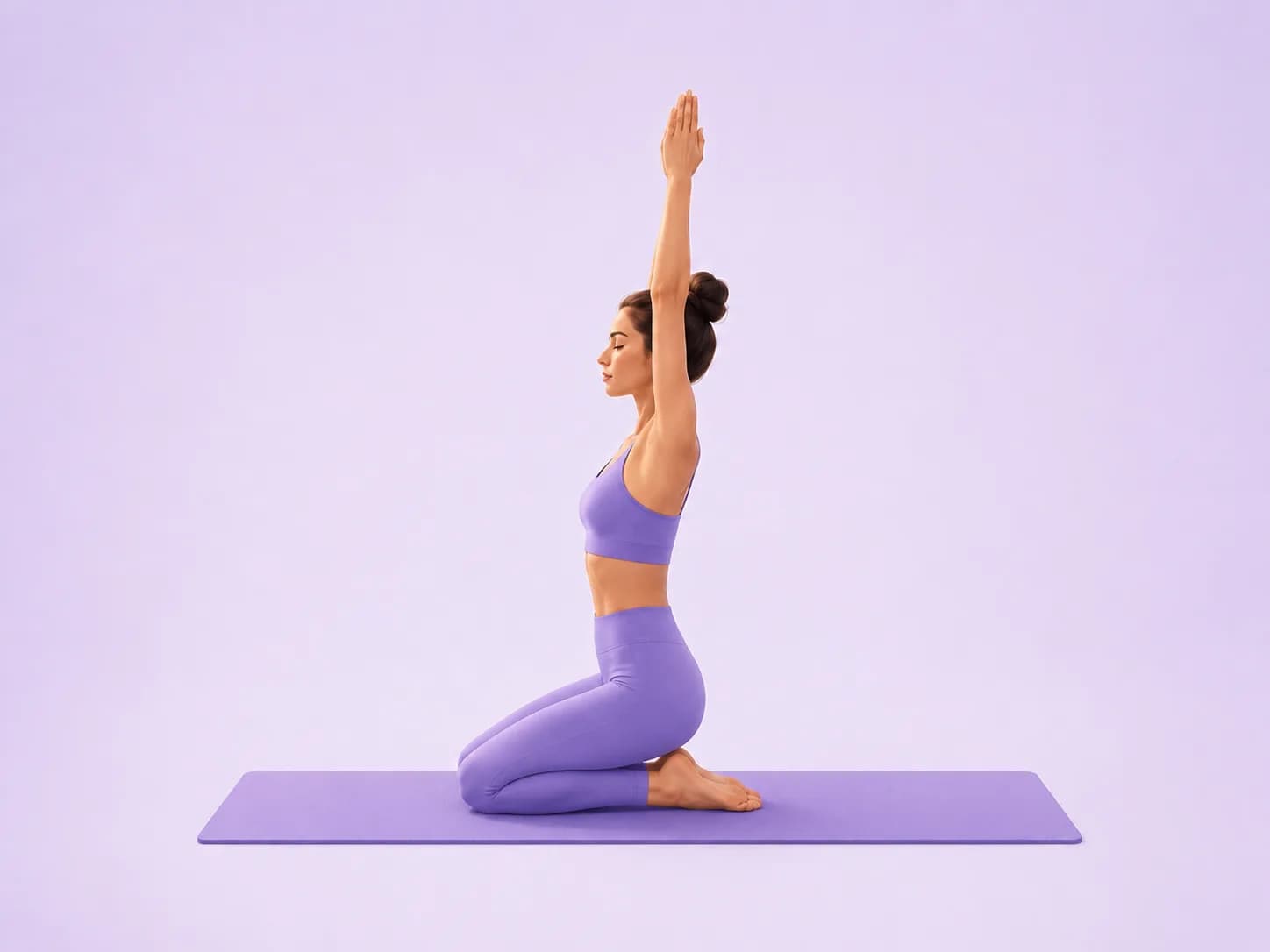 Upward Thunderbolt yoga pose