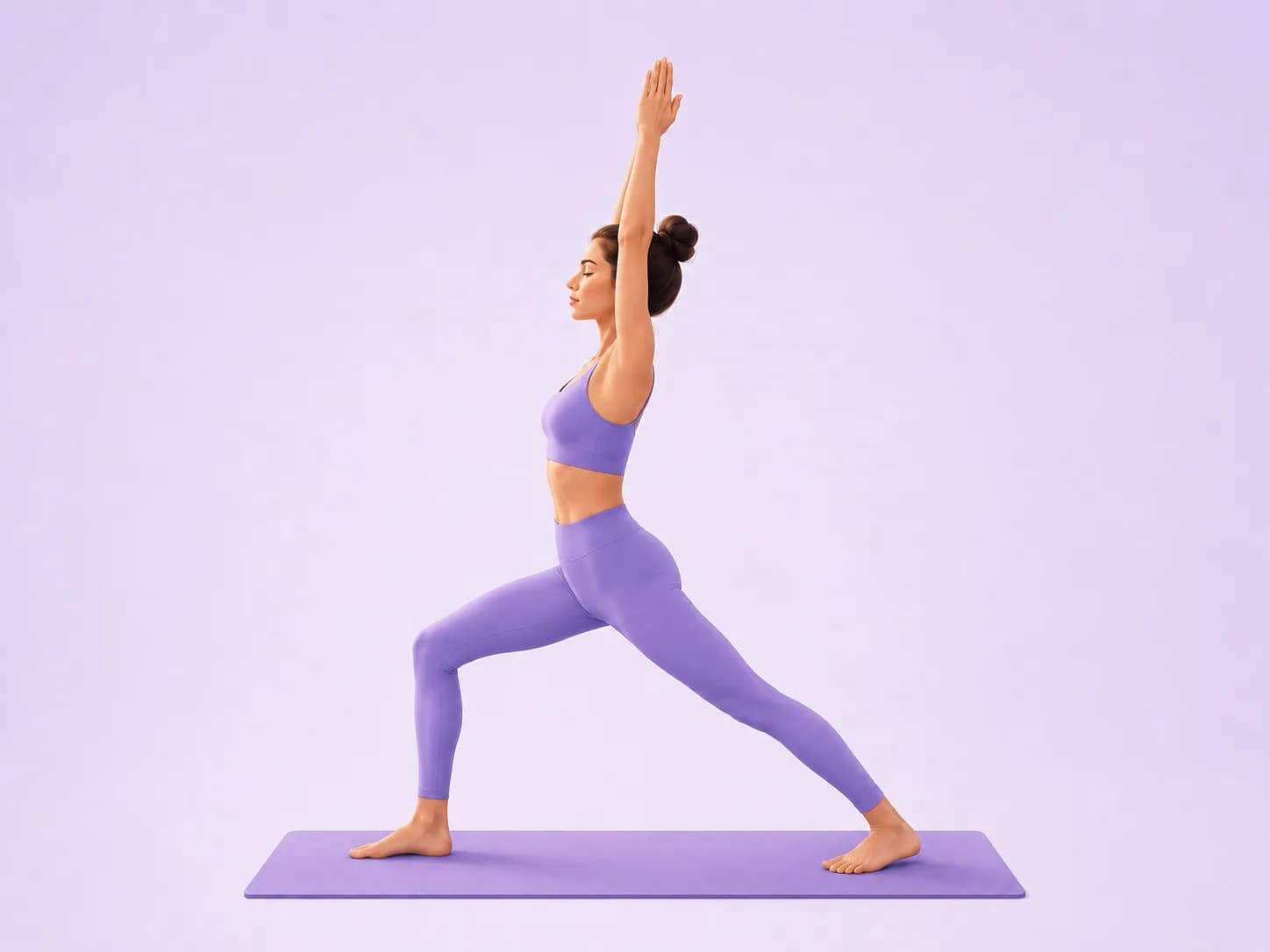 Warrior I yoga pose