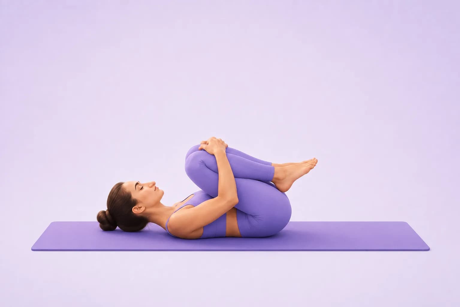 Wind Removing yoga pose